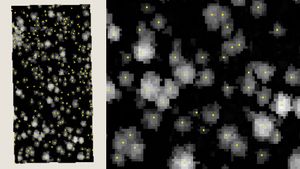 The resulting points over the lidar imagery