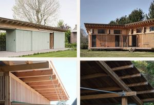 Roof assemblies left exposed