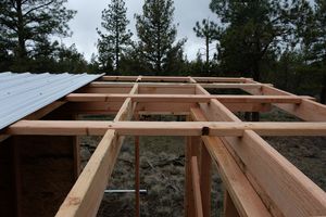 Purlins from above