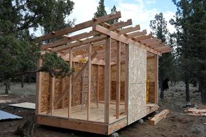 Rafters in place